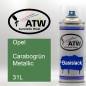 Preview: Opel, Carabogrün Metallic, 31L: 400ml Sprühdose, von ATW Autoteile West.